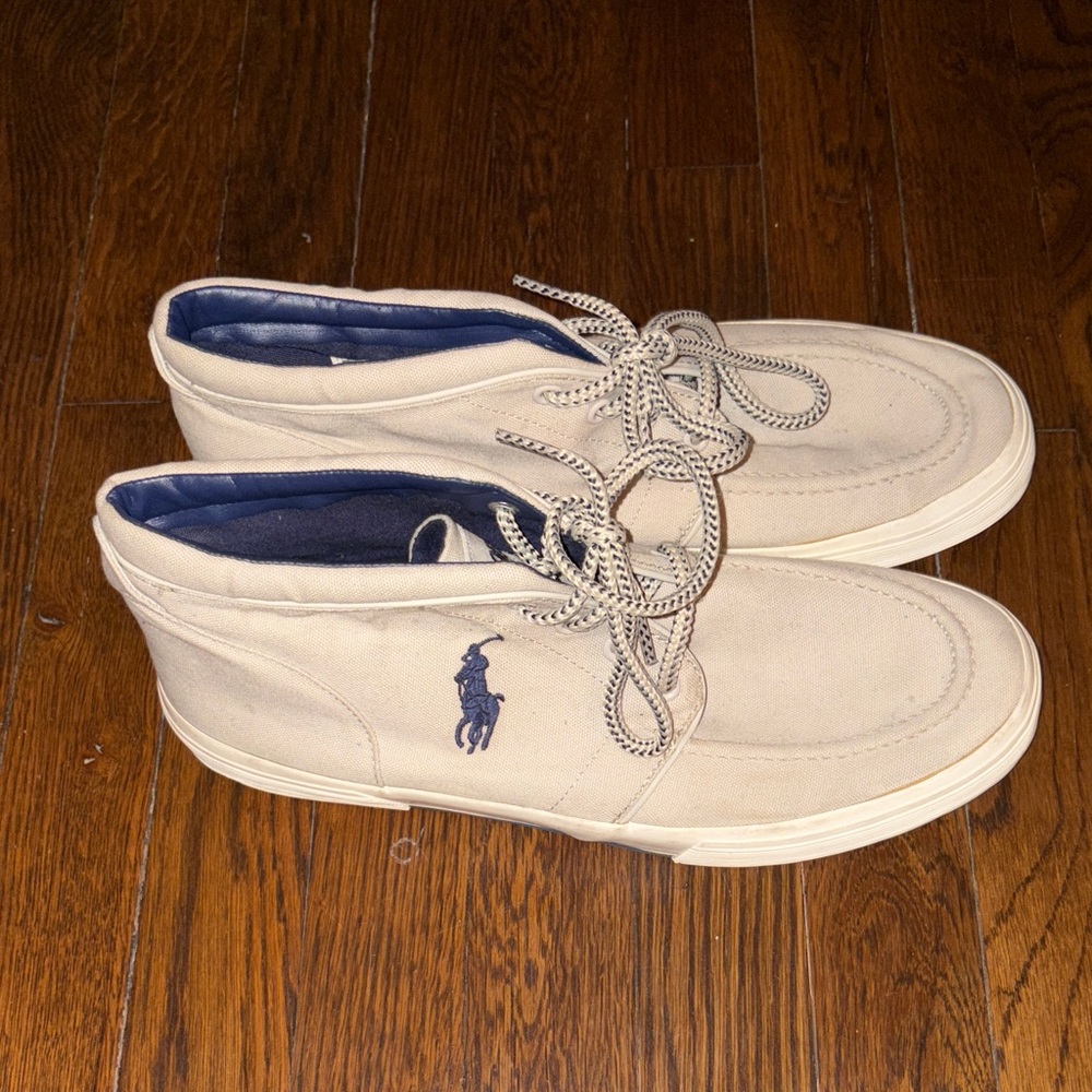 Polo by Ralph Lauren Beige Chukka Boots Size 11.5